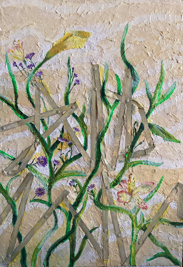 Yellow Flower Vines by Jose Santos