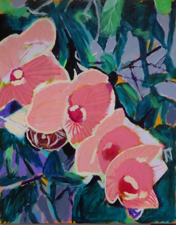 Peach Flowers by Mai Mai Pietrowski