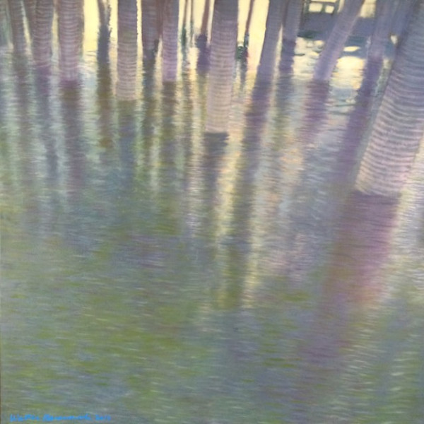 Neptune Place (unframed, painted edges) by Walter Baranowski