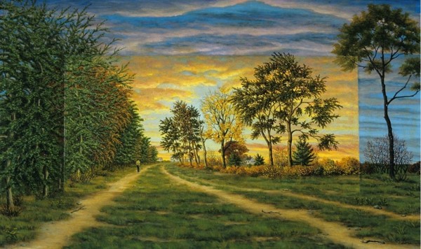 After Hours, After Inness (Evening Landscape) by C.J. Lori