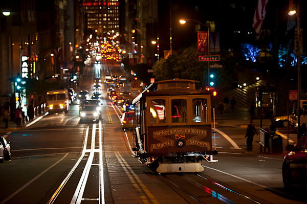 San Francisco at Night by Steven Edson