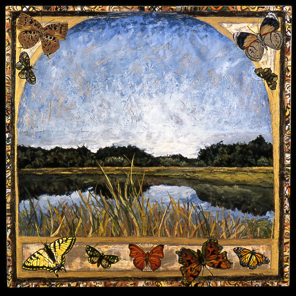 Great Meadows and Butterflies by Julie C Baer
