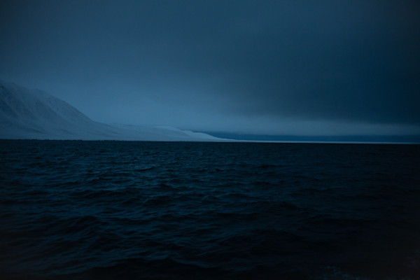 Leaving Monacobreen for a Long Sail to Ny Ålesund 3 by W. Benjamin Bray