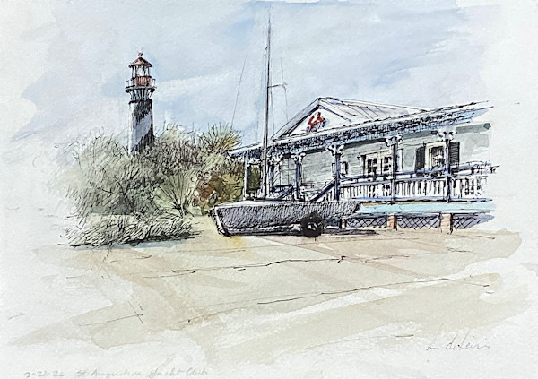 Saint Augustine Yacht Club by Lucia deLeiris, Image 1.