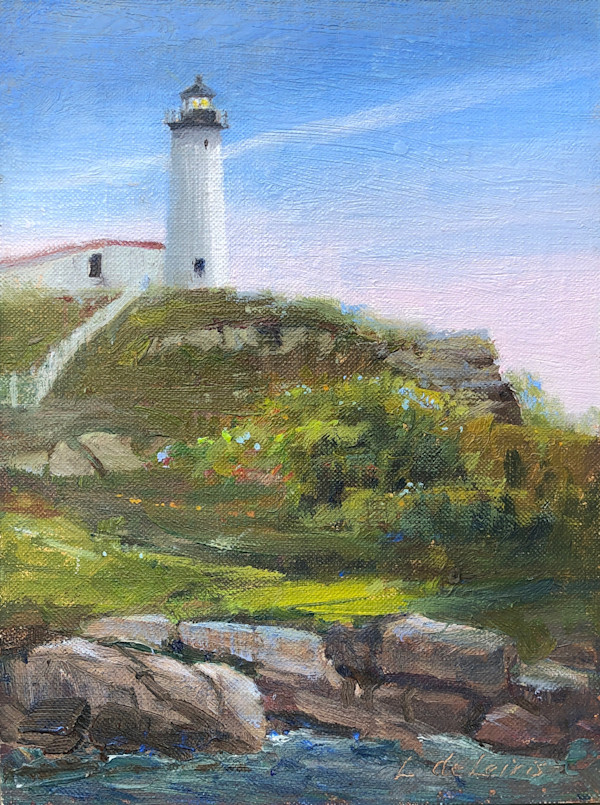 Lighthouse (Nubble Light at York Maine) by Lucia deLeiris, Image 1.