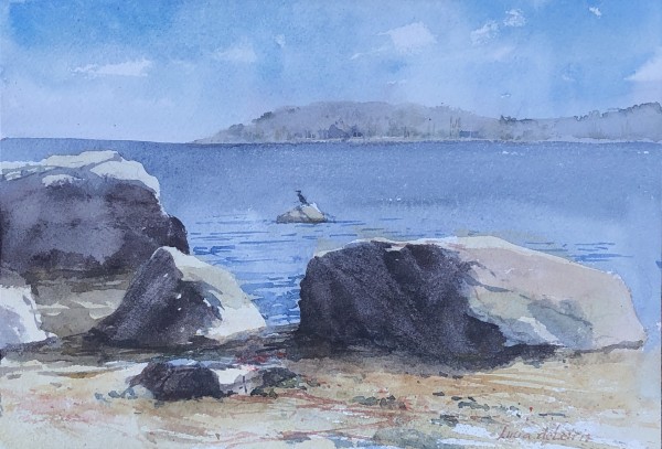 Rocky Beach by Lucia deLeiris