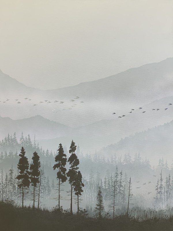 October Mist by Dave Kennedy - KENNEDY STUDIO ART