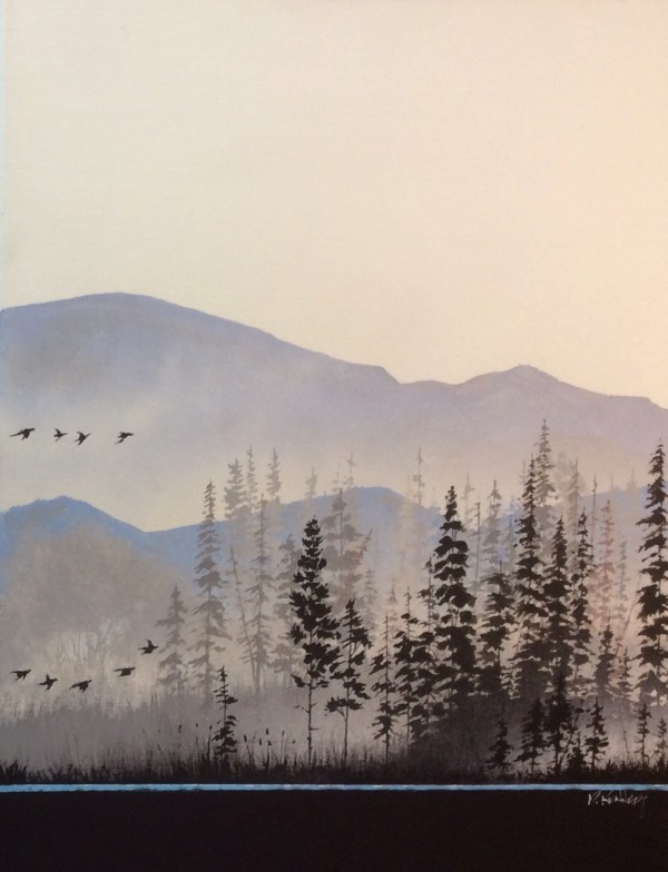 "Mountain Fog North" by Dave Kennedy - KENNEDY STUDIO ART