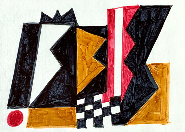Crown and Checkerboard by Morris Nathanson