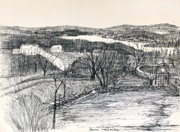 Winter Scene by Morris Nathanson