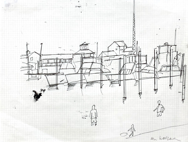 Harbor Beach by Morris Nathanson