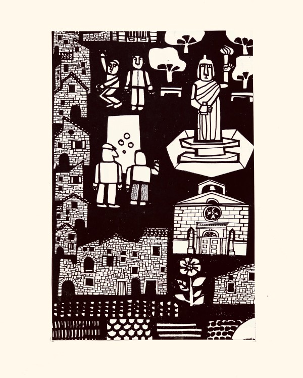 Languedoc Village by Morris Nathanson