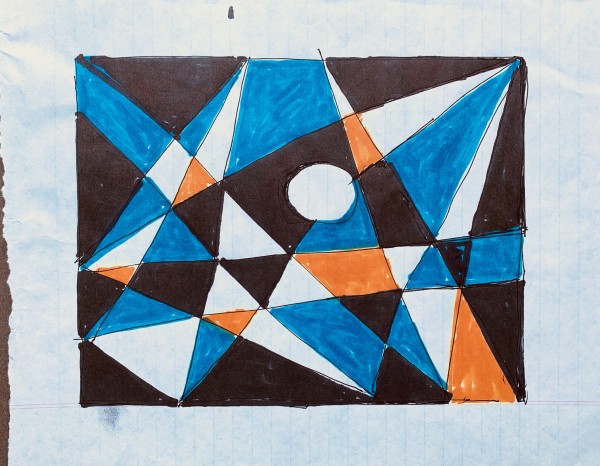 Blue and Orange by Morris Nathanson