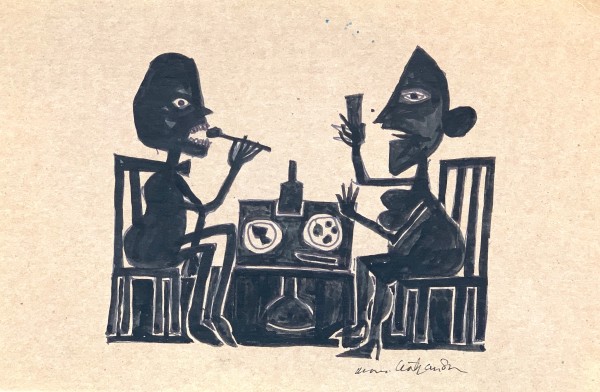 Cafe Dining by Morris Nathanson