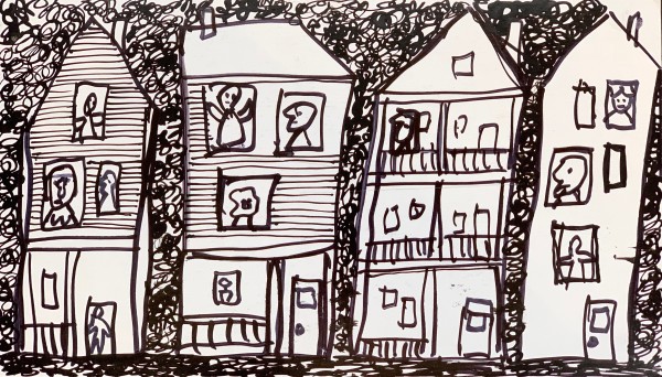 Four Houses by Morris Nathanson