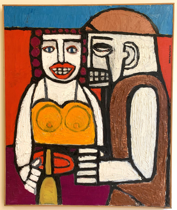 At the Cafe by Morris Nathanson