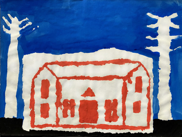 House in Winter by Morris Nathanson