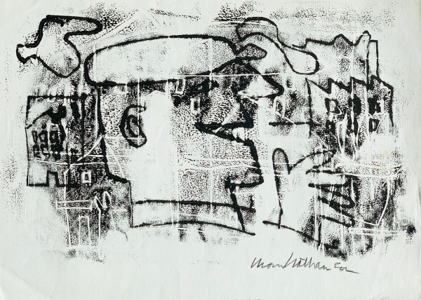 Man in Hat by Morris Nathanson