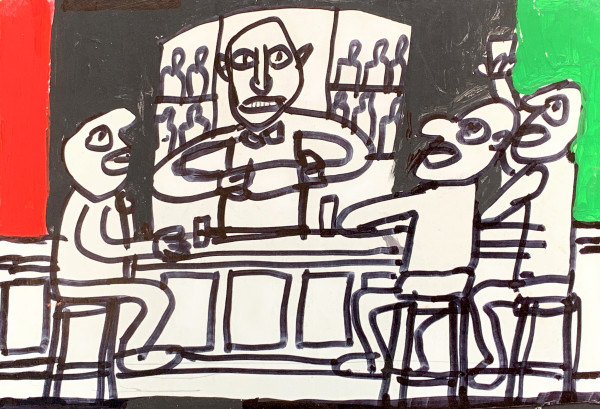 At the Bar by Morris Nathanson