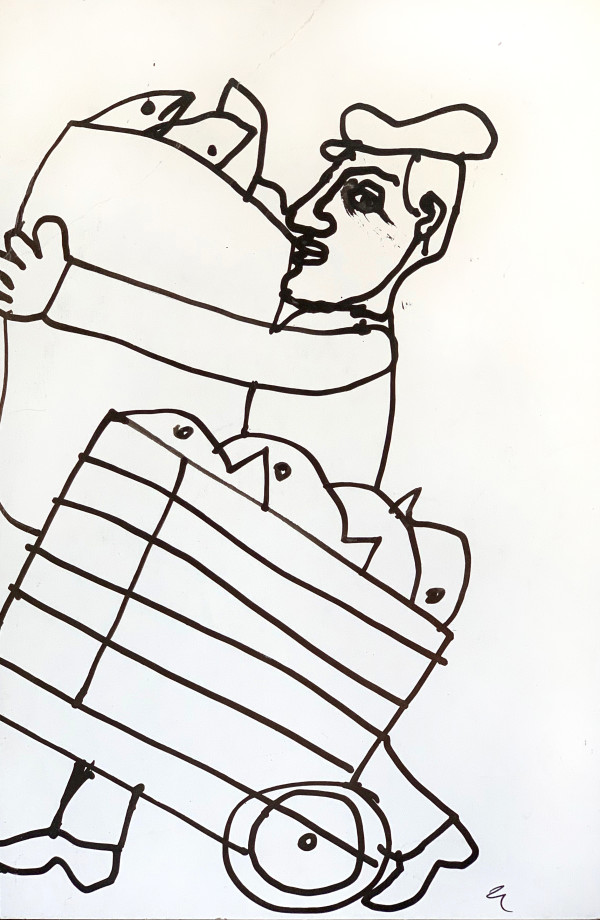 Fish Dealer by Morris Nathanson