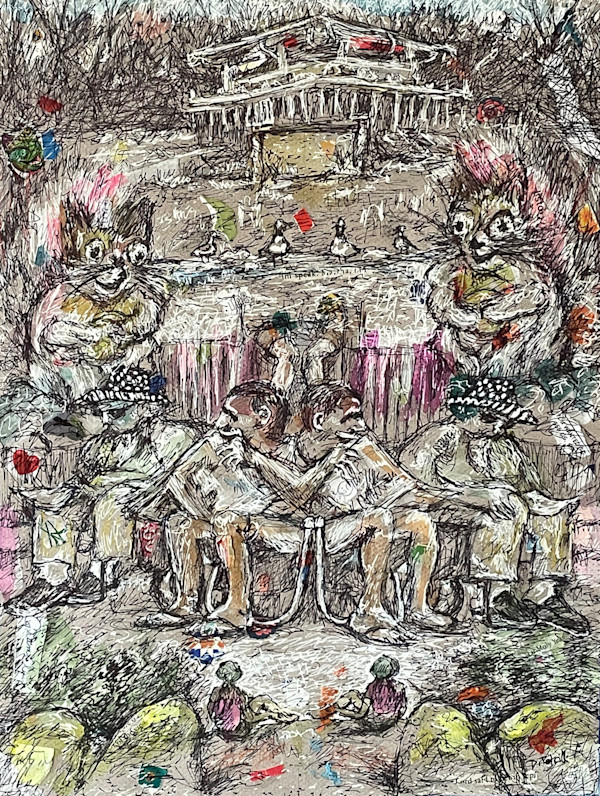 Waiting for the Parade by Dawn Petrill, Image 1.