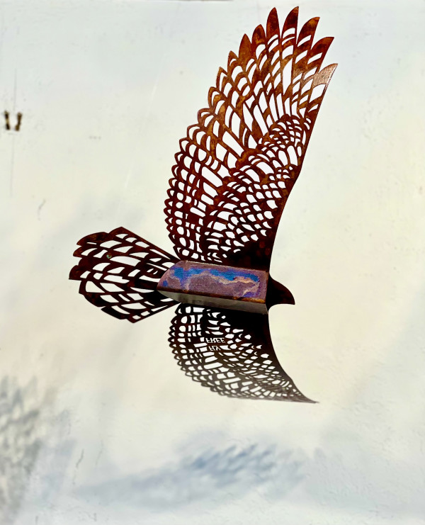 Bird's Eye View - Fly Free, Wind by Nicki Adani | Artwork