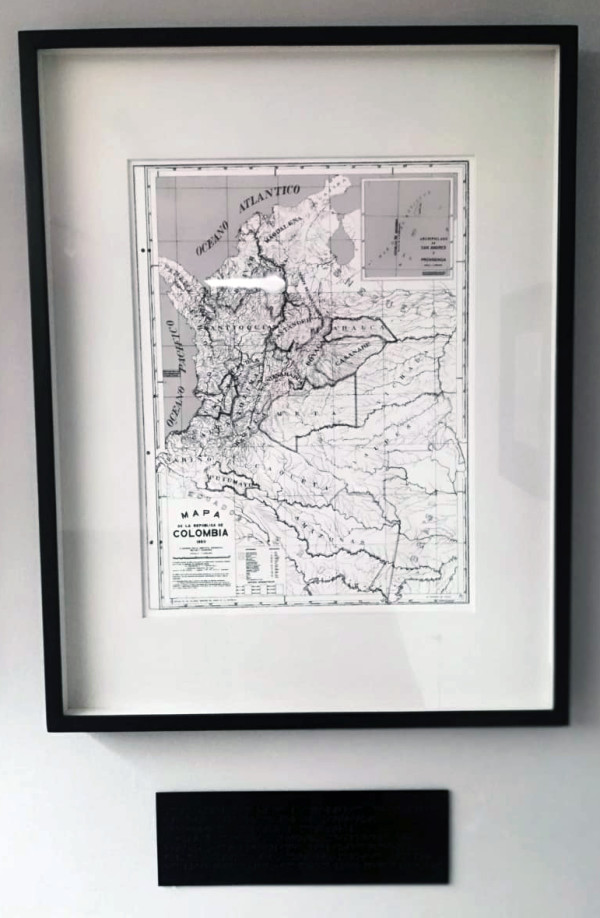 Repúblicas - Mapa de la República de Colombia 1950. Proof 1