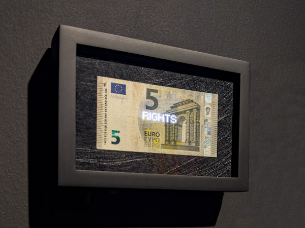 Planetary Values- 5 Euro Bill - Rights by Jorge Luis Vaca Forero