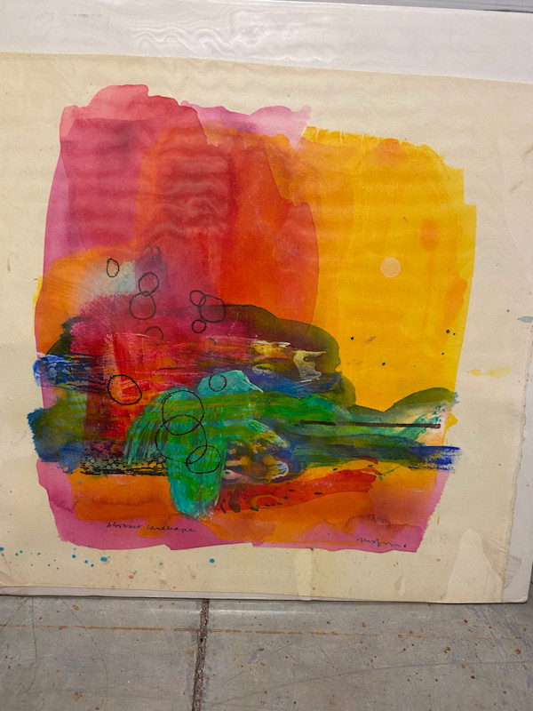 Abstract Landscape 5- mono print