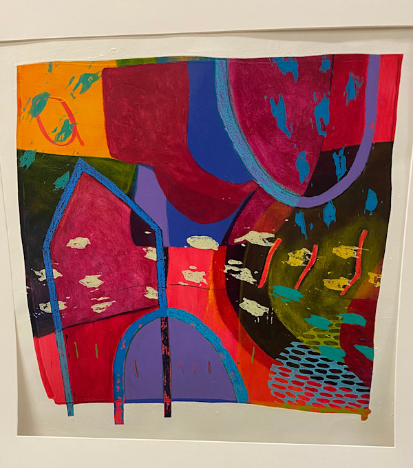 Small Letters 3 - mono print by Meg (Marguerite) Bernet