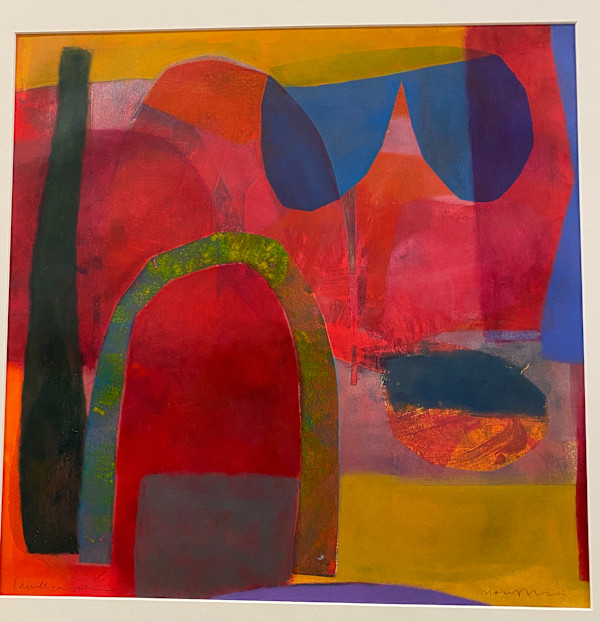 Landscape - mono print by Meg (Marguerite) Bernet