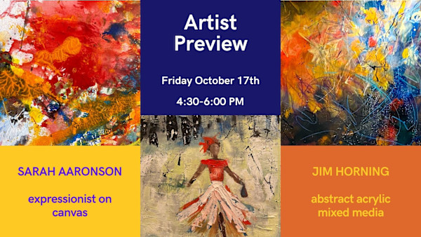 2023  Artist Open Studio Invite fall show preview by James C Horning