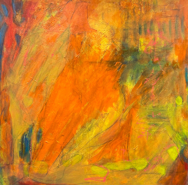 Study in Orange/Blue i by James C Horning
