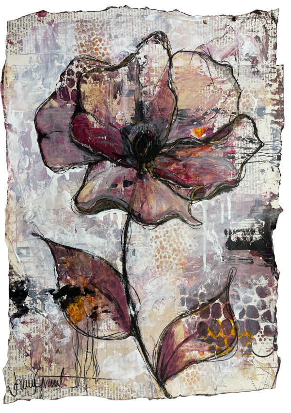 Floral Flow 35 by Jenny Grant