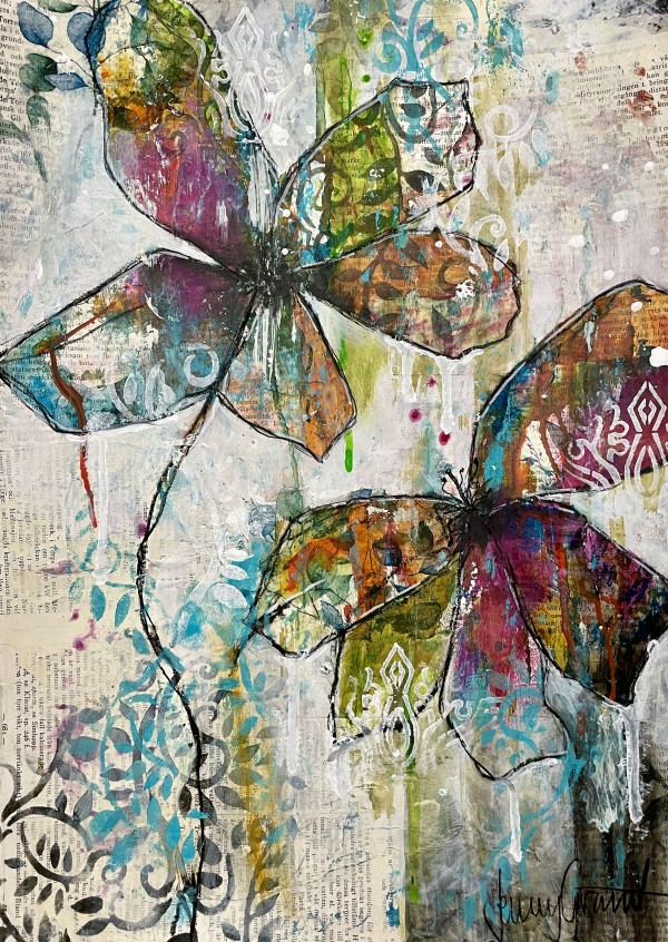 Floral Flow 36 by Jenny Grant