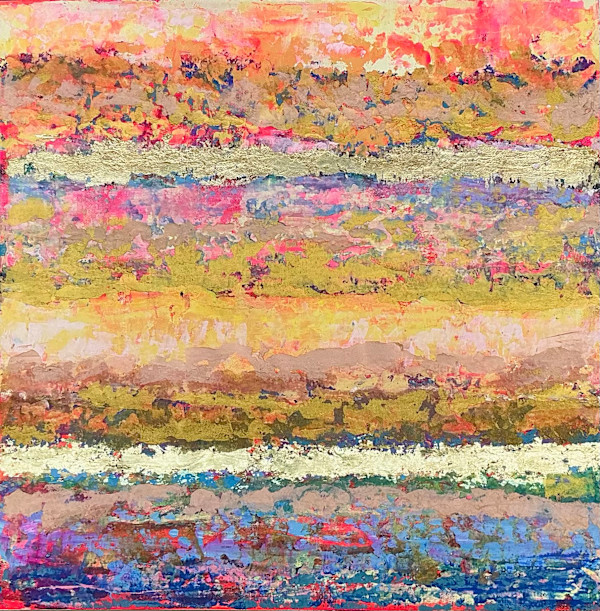 Mediterranean Sea, Sand, Sunset by Alison Hyman