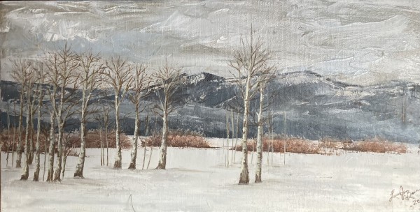 Sky Lakes Winter by Laurie Jo Brain