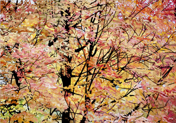Shimmering Tree by Leslie Parke