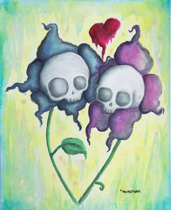 Flower Couple by Krystlesaurus