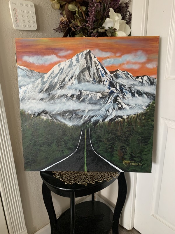 SOLD "Day Drive" original by Karen  (Eben) Garcia