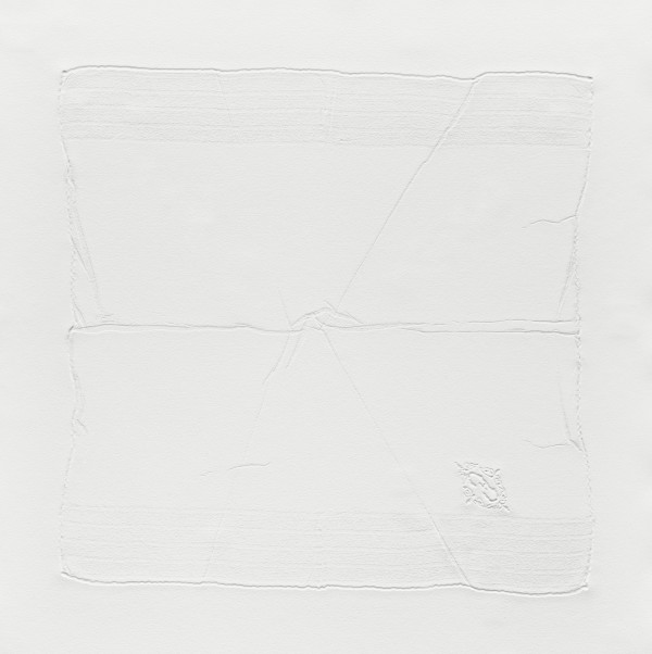 Handkerchief with Monogram by Emma Jane Royer