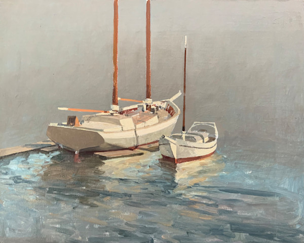Maine Boat at Dock by David Bareford, Image 1.