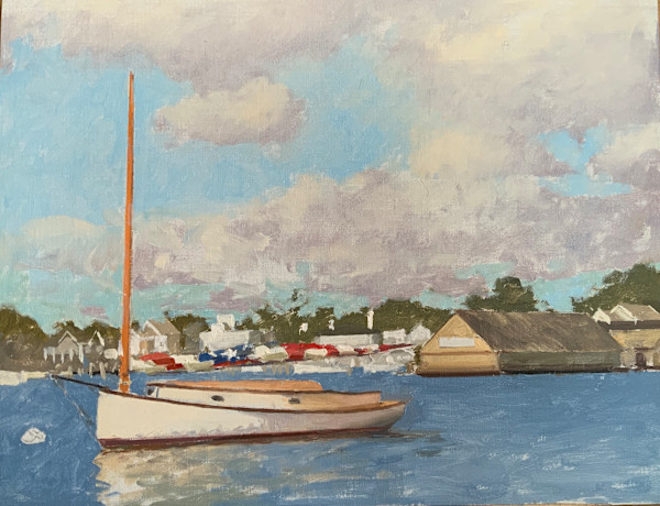 Cat Boat at Rest by David Bareford, Image 1.