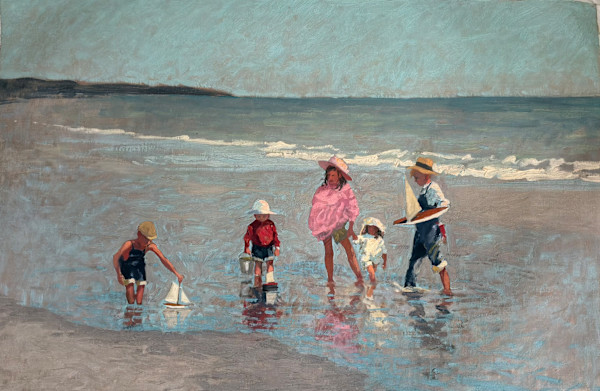 Children on the Beach by David Bareford, Image 1.
