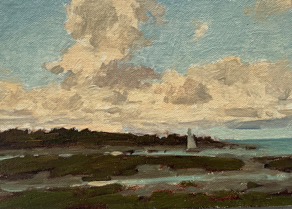 View from the  Marsh to the River by David Bareford