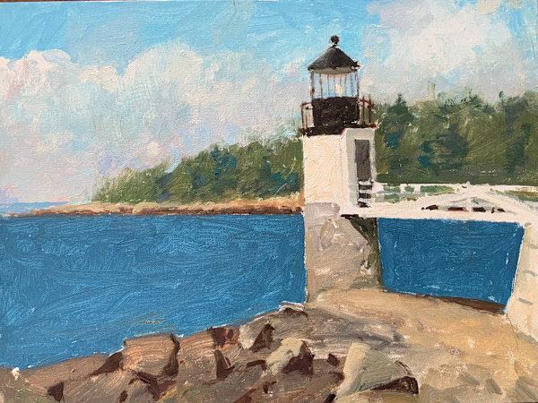 Marshall Light Maine by David Bareford, Image 1.