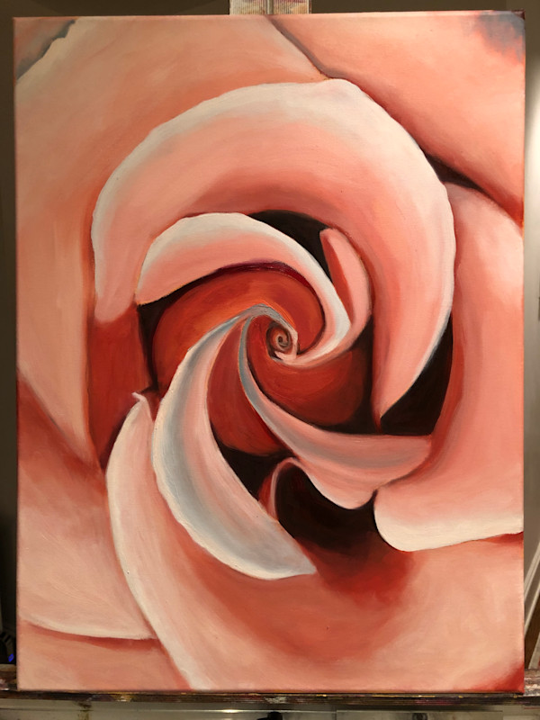 Apricot Flower by KateSimmonsArt