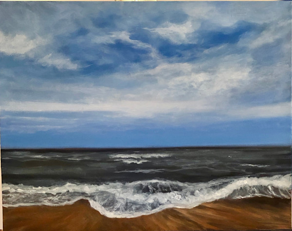 Cerulean Surf by KateSimmonsArt