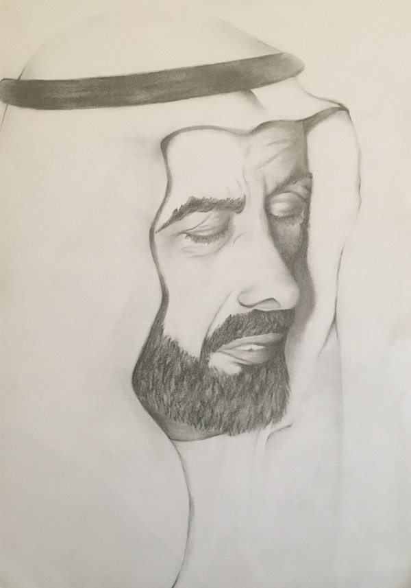 Sheikh Zayed by Salama 