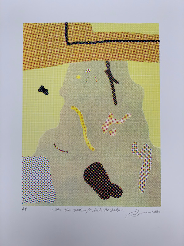 Inside the shadow / outside the shadow AP Proof 1 by Tony Curran
